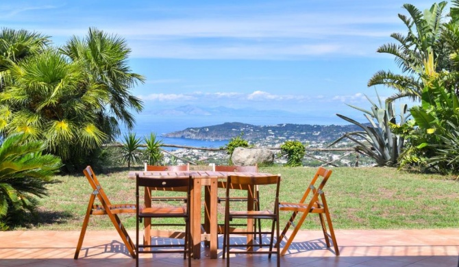 Villa elegante con vista sul mare