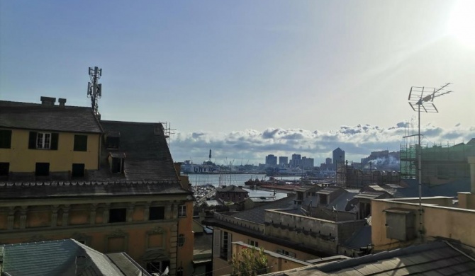 The house on the roof in Genoa