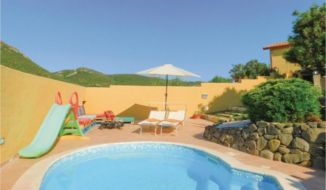 Awesome apartment in Gonnesa with 1 Bedrooms, WiFi and Outdoor swimming pool